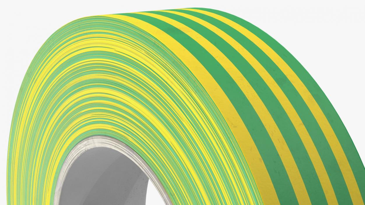 3D PVC Electrical Insulation Tape Green