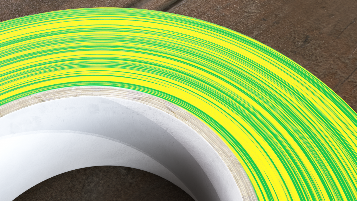 3D PVC Electrical Insulation Tape Green