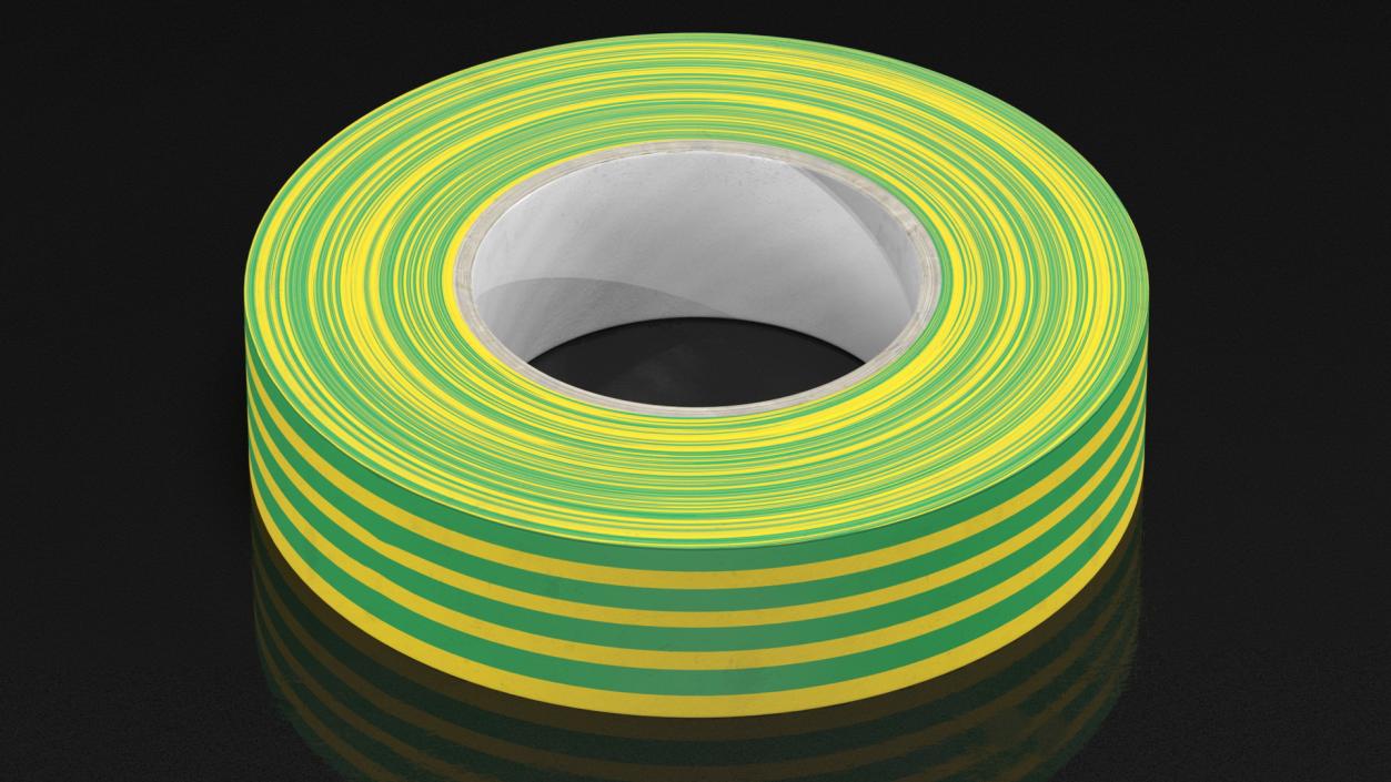 3D PVC Electrical Insulation Tape Green