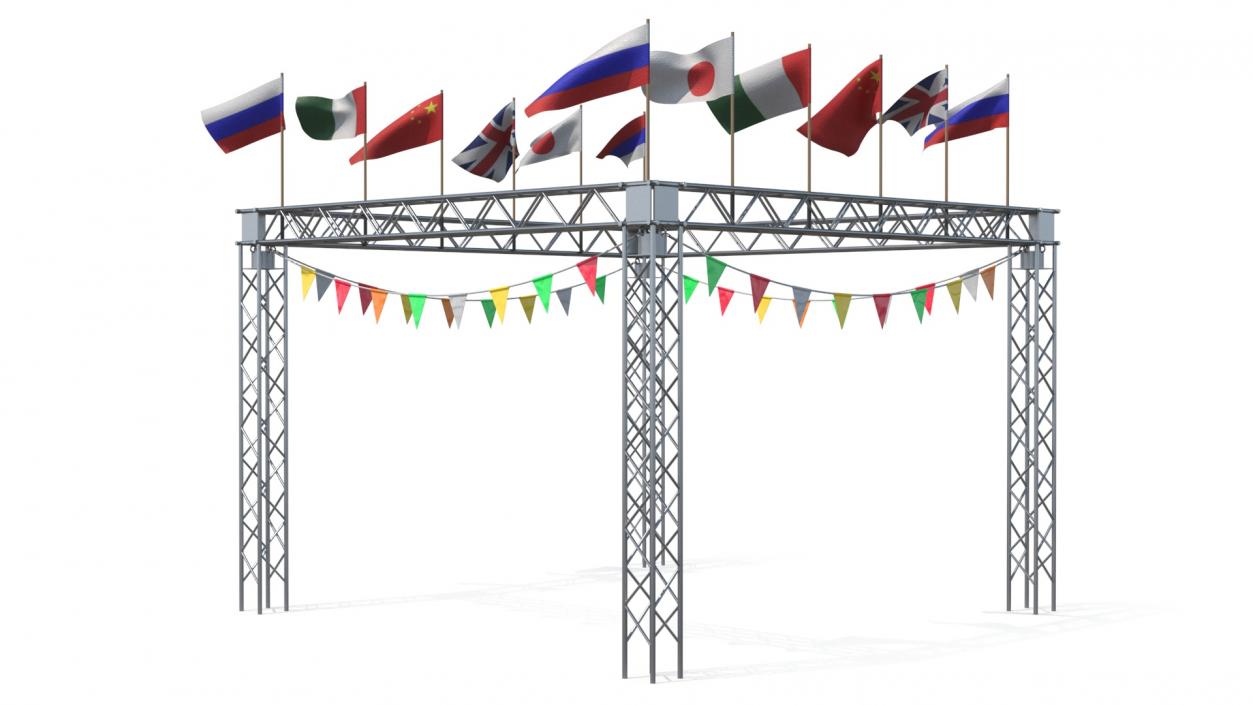 3D model Festival Circus Tent