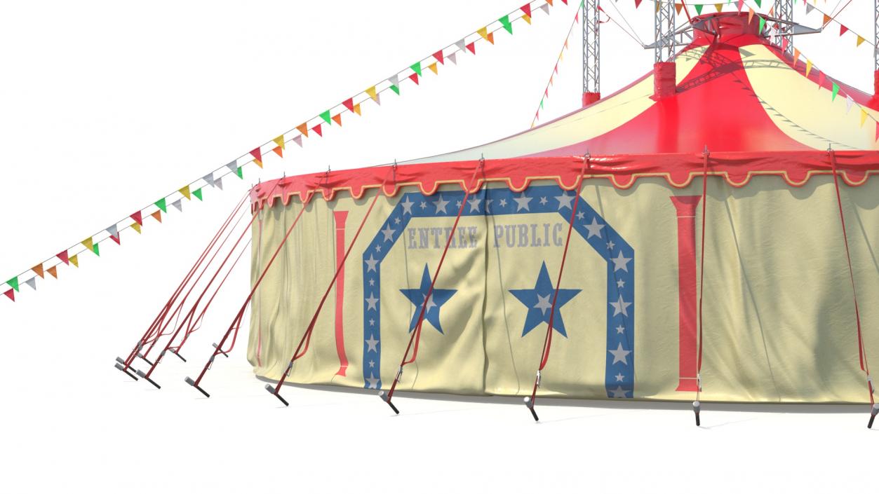 3D model Festival Circus Tent