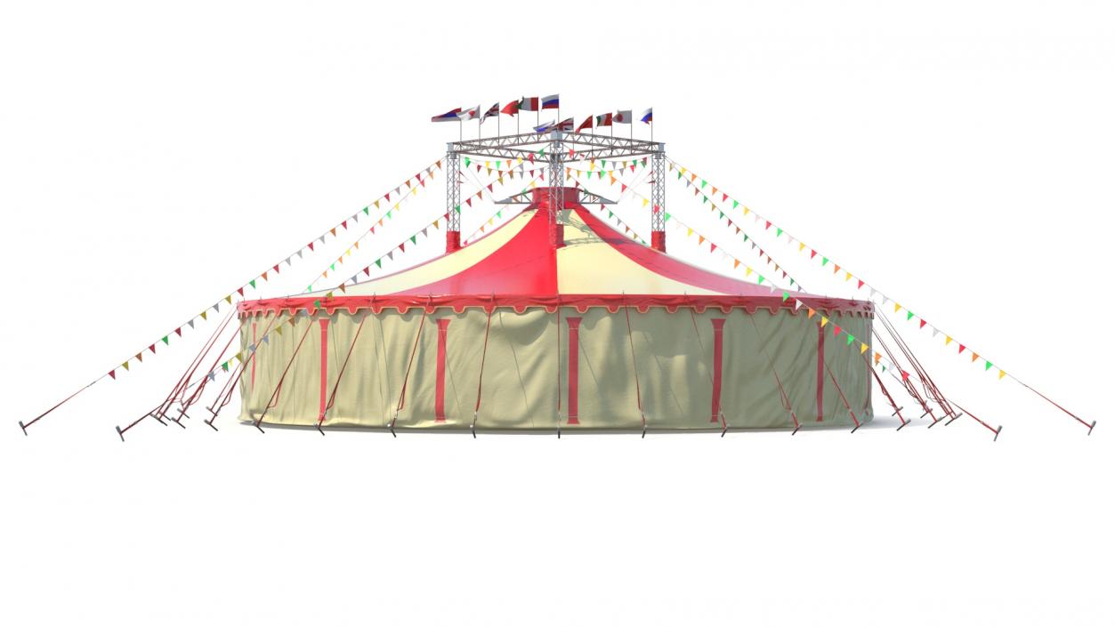 3D model Festival Circus Tent