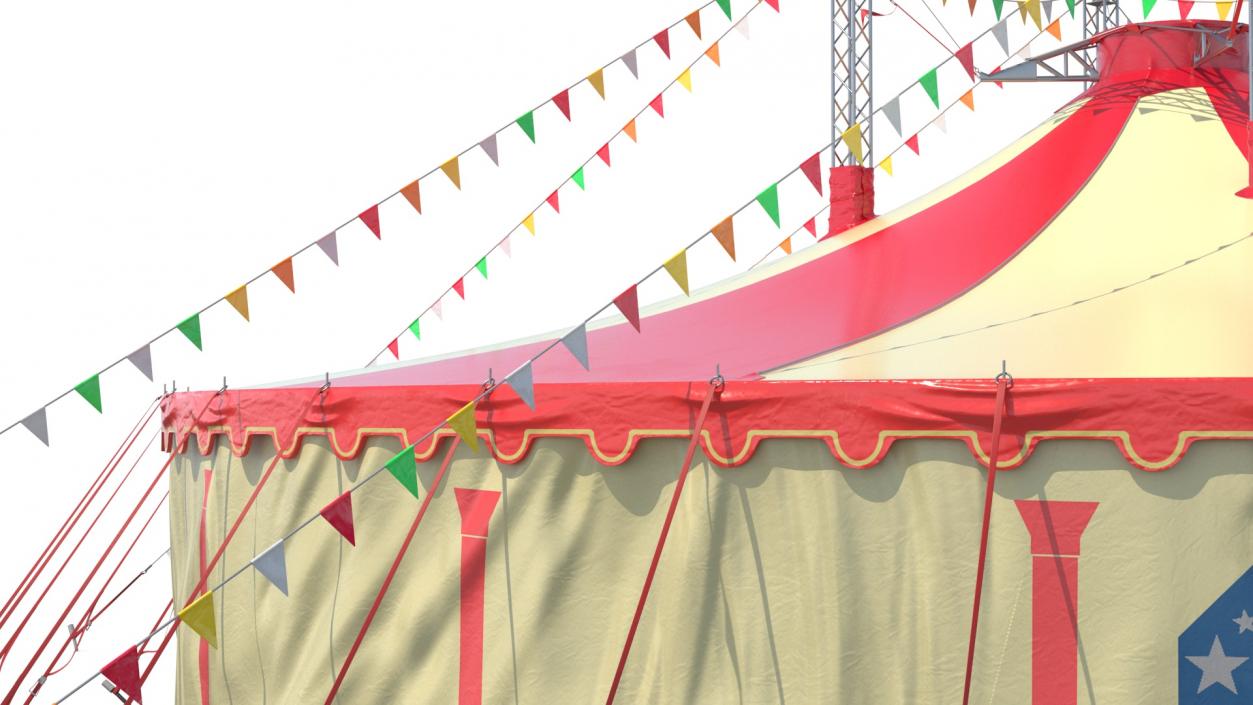 3D model Festival Circus Tent