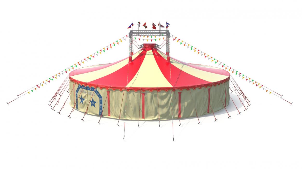 3D model Festival Circus Tent