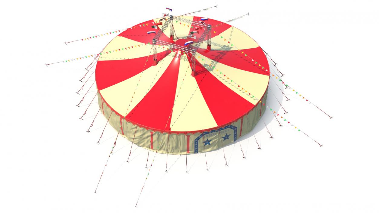 3D model Festival Circus Tent