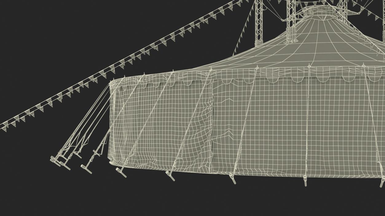 3D model Festival Circus Tent