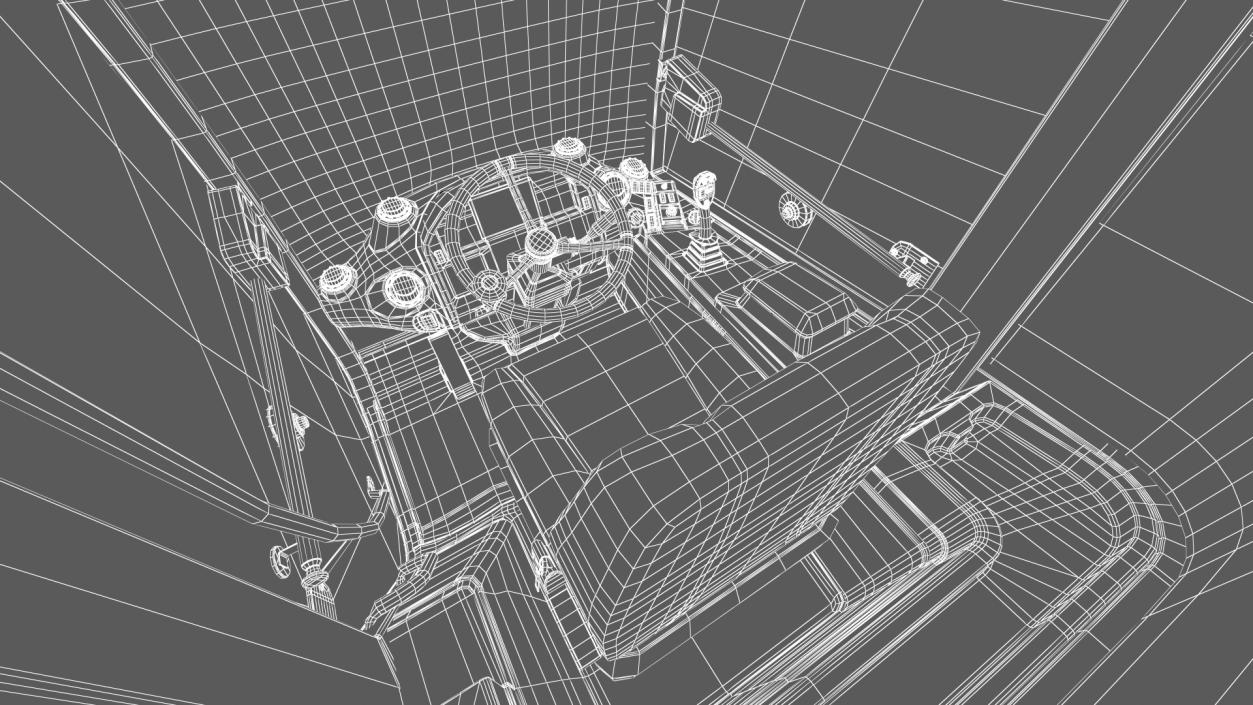 Electric Loader with Pallet Fork 3D