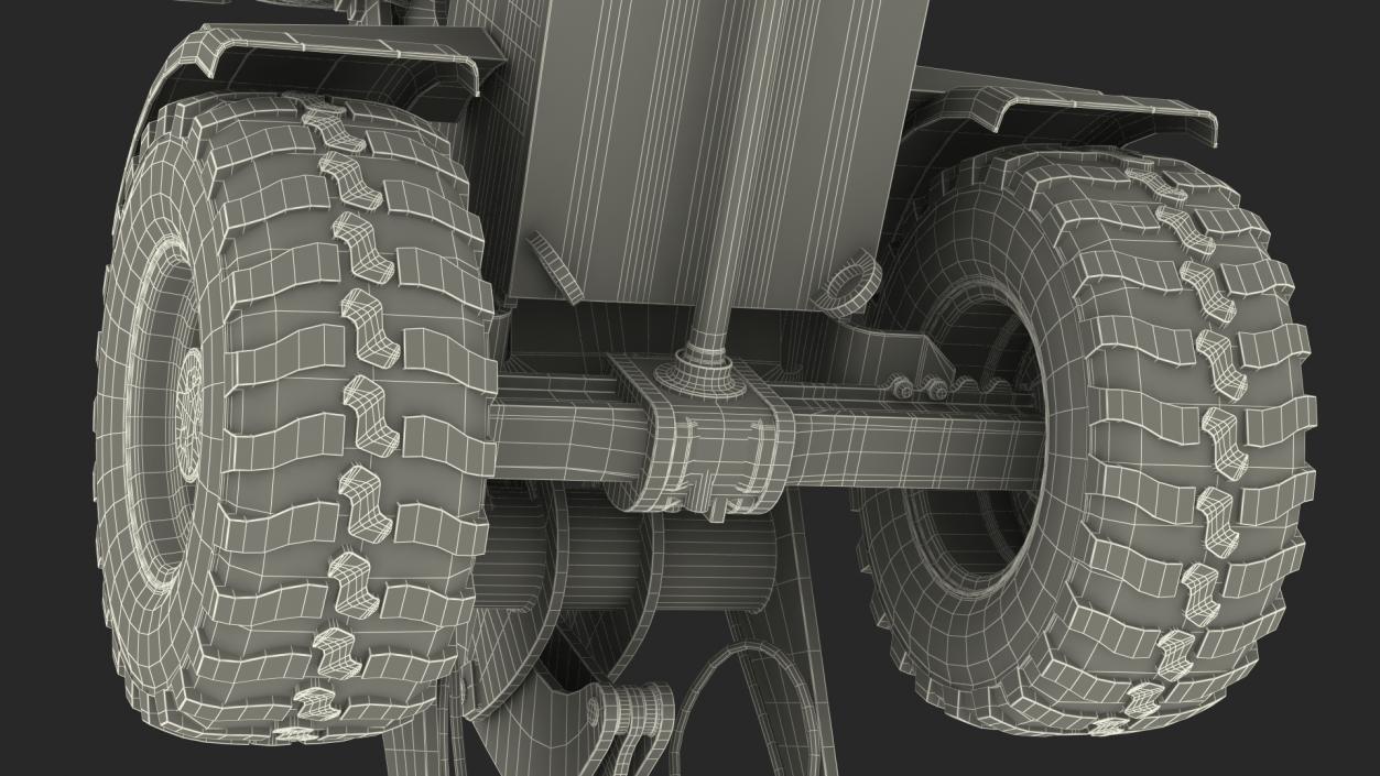 Electric Loader with Pallet Fork 3D