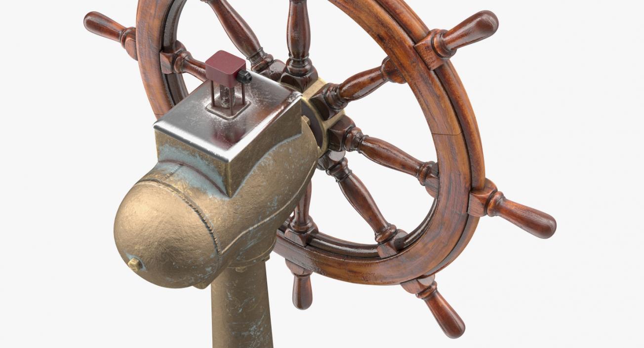 3D model Old Ship Parts Collection