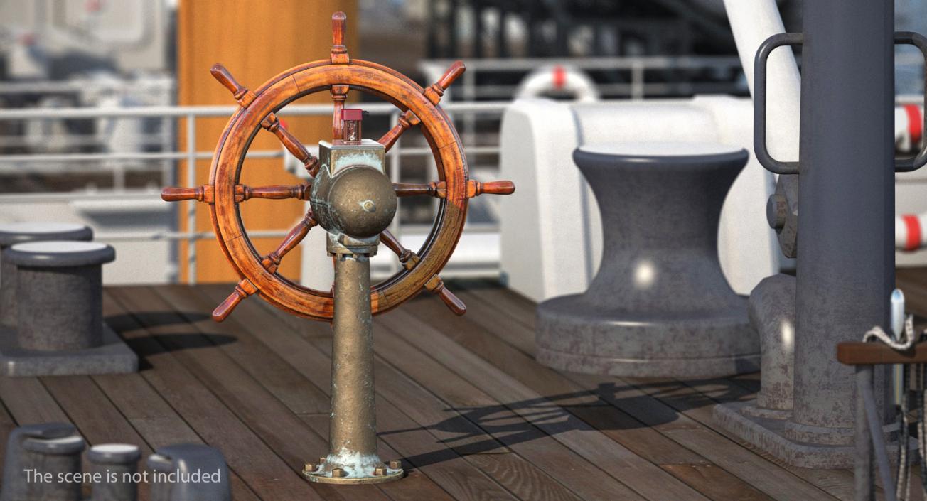 3D model Old Ship Parts Collection