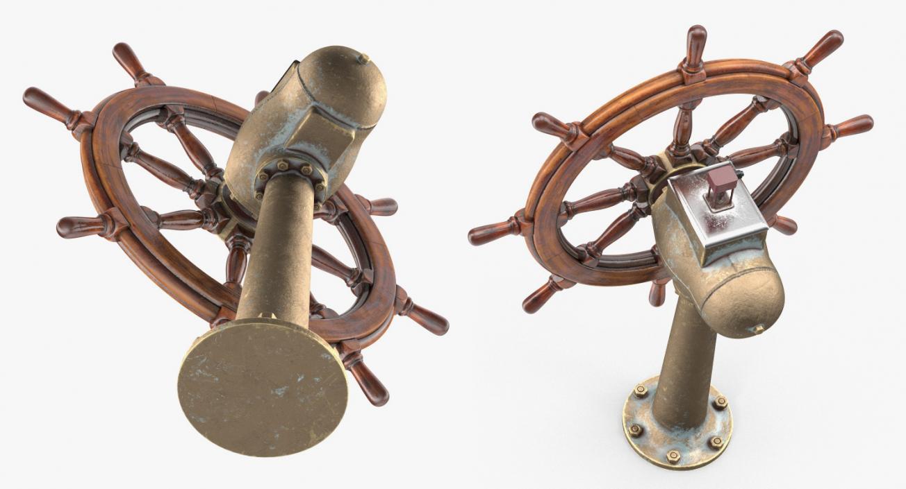 3D model Old Ship Parts Collection