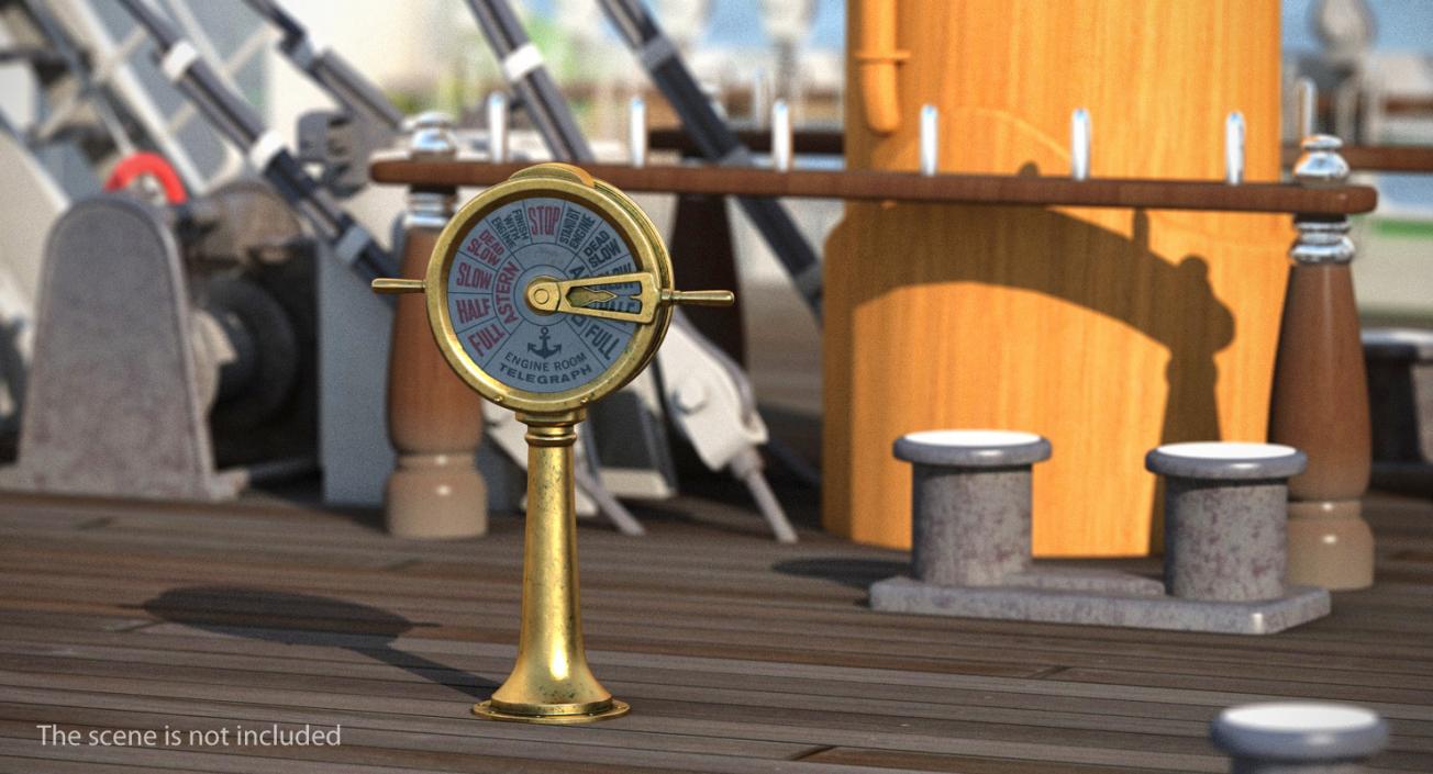 3D model Old Ship Parts Collection