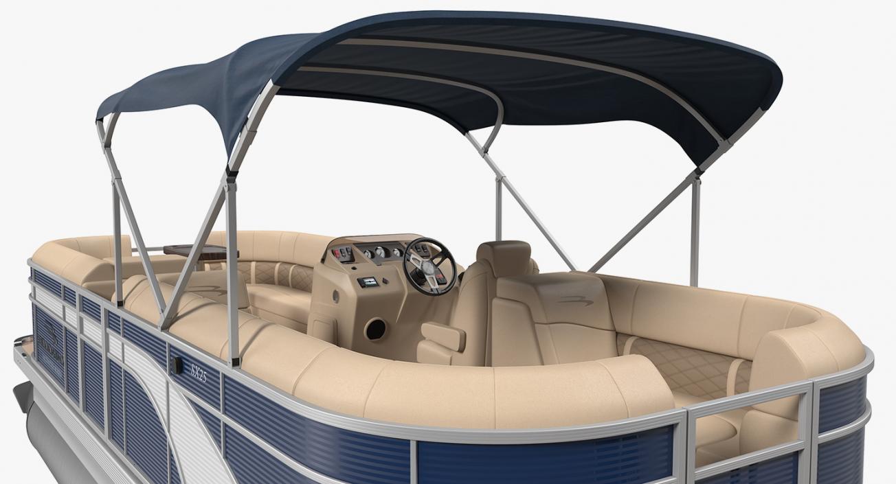 3D Pontoon Boat Bennington SX25 model