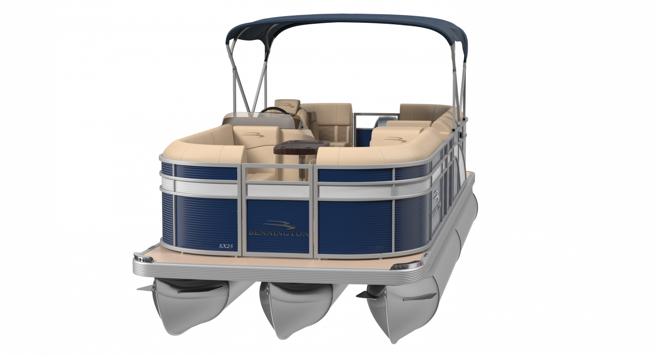 3D Pontoon Boat Bennington SX25 model