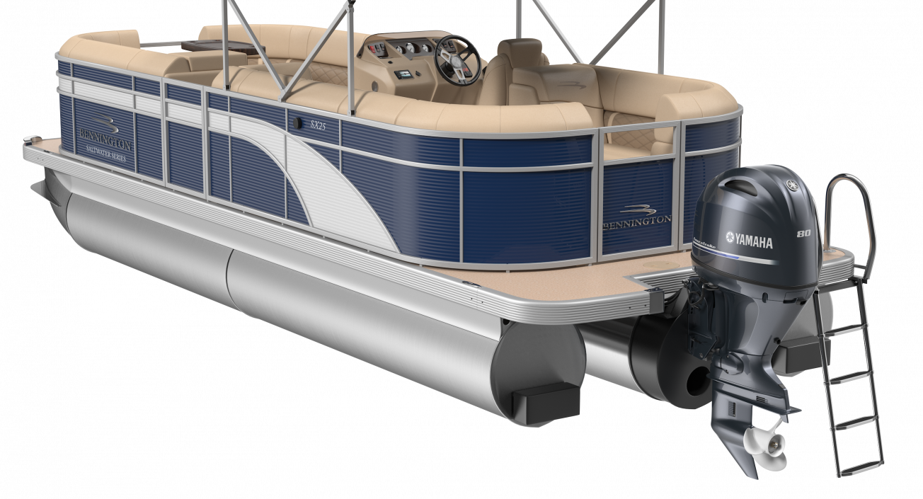 3D Pontoon Boat Bennington SX25 model