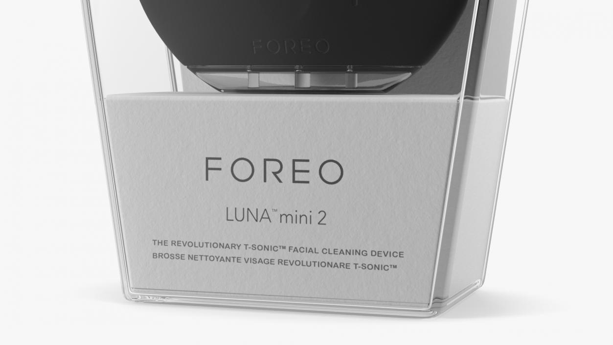 LUNA Black Mini 2 Foreo Carrying Case 3D