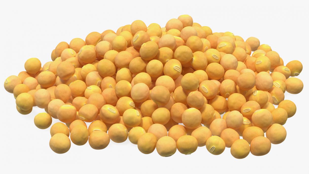 3D Pile of Soybeans