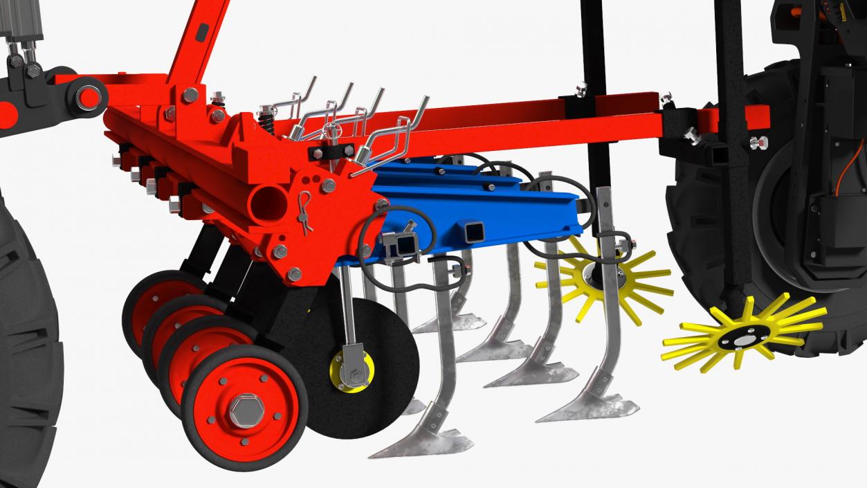 Agriculture Robot Rigged 3D model