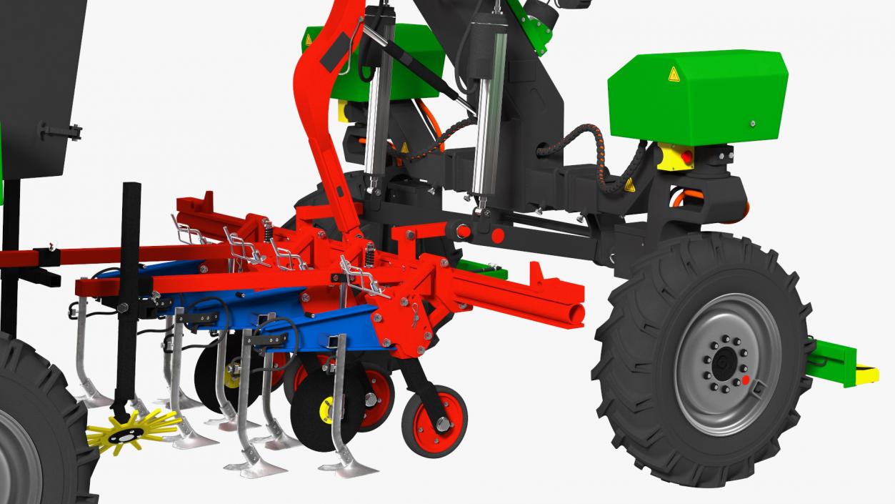 Agriculture Robot Rigged 3D model