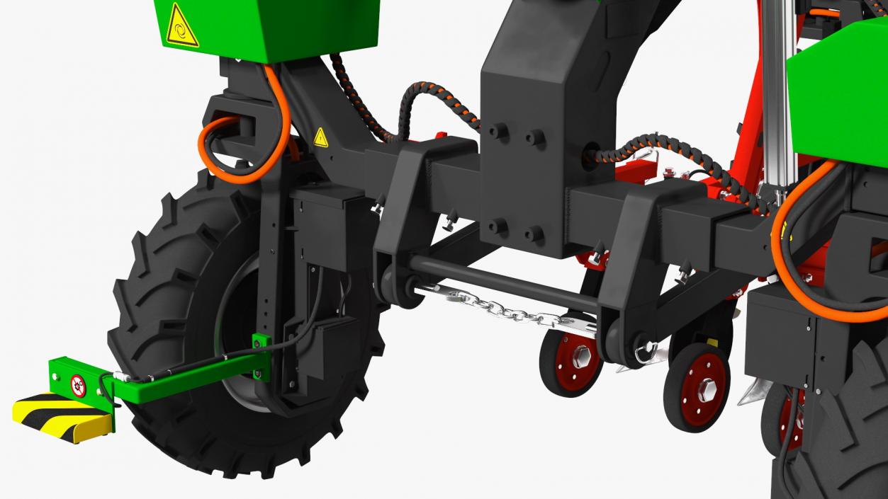 Agriculture Robot Rigged 3D model