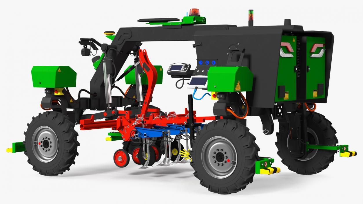 Agriculture Robot Rigged 3D model