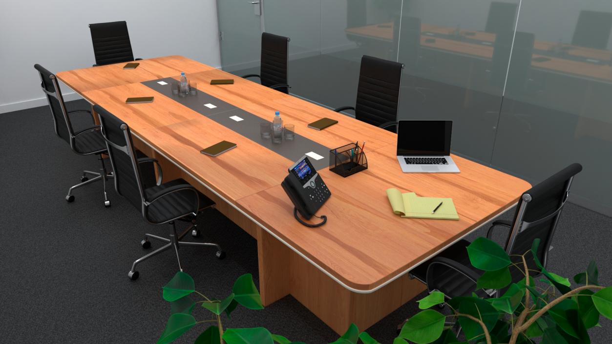 3D model Meeting Room with Filling