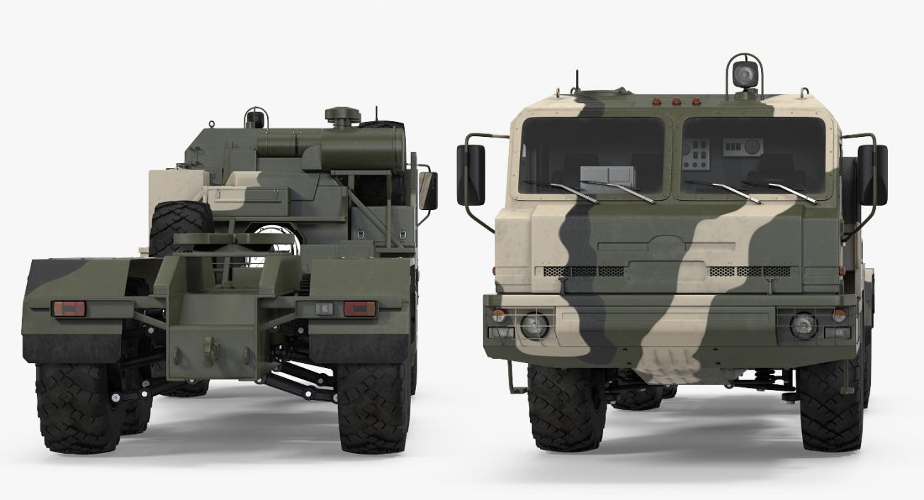 Military Truck BAZ 64022 3D model