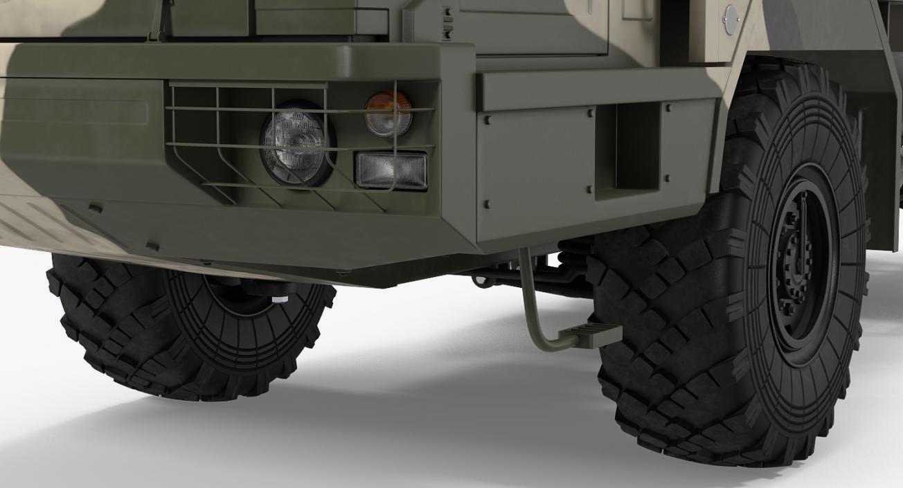 Military Truck BAZ 64022 3D model