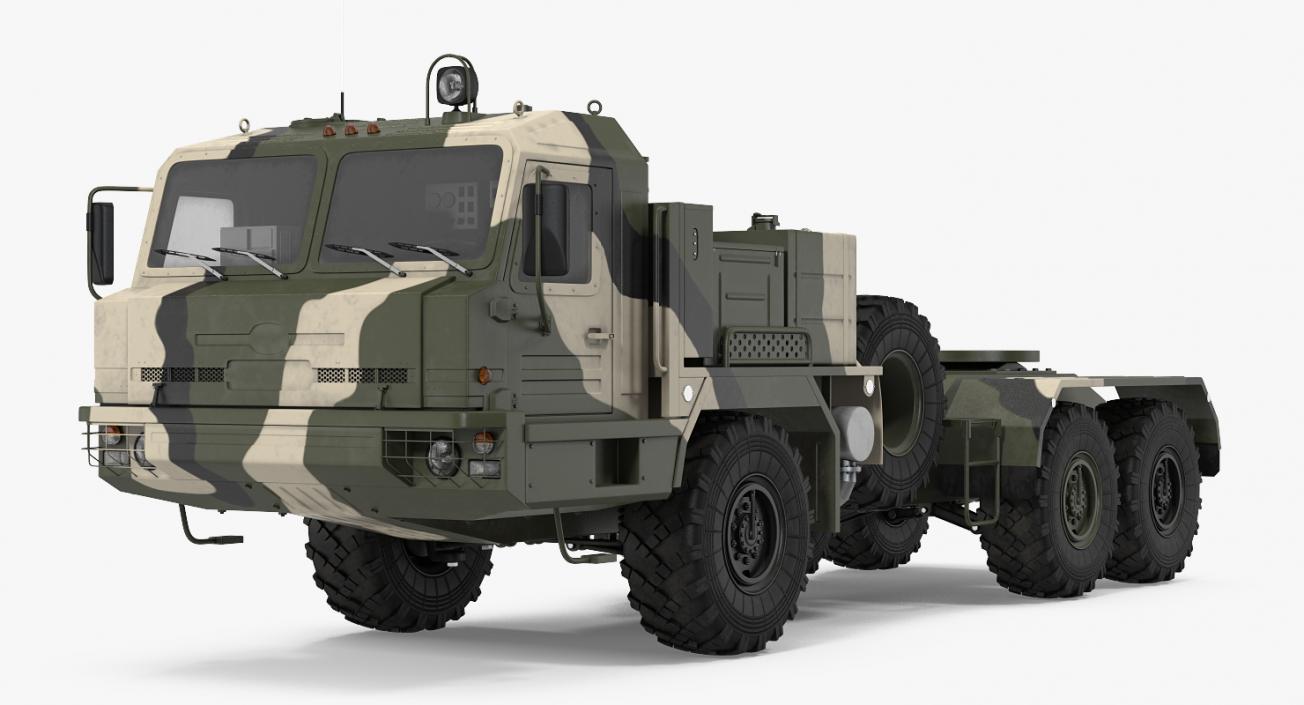 Military Truck BAZ 64022 3D model