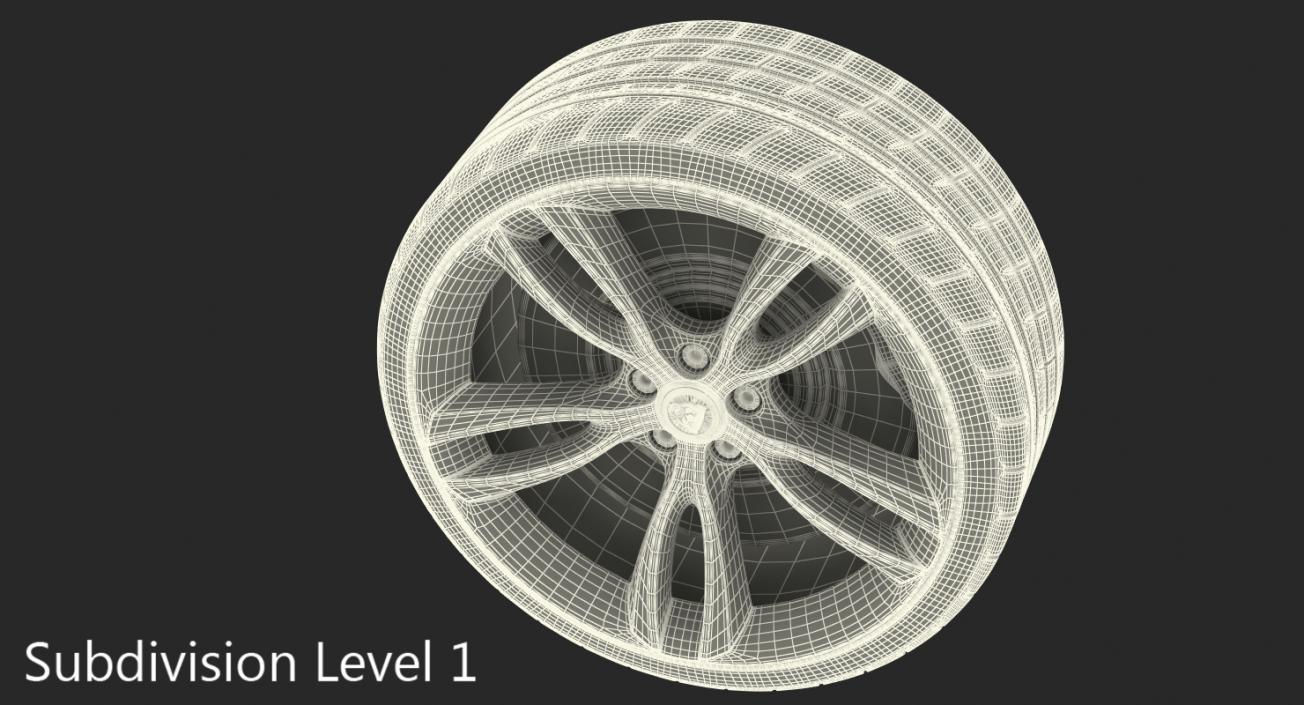 Jaguar Wheel 3D