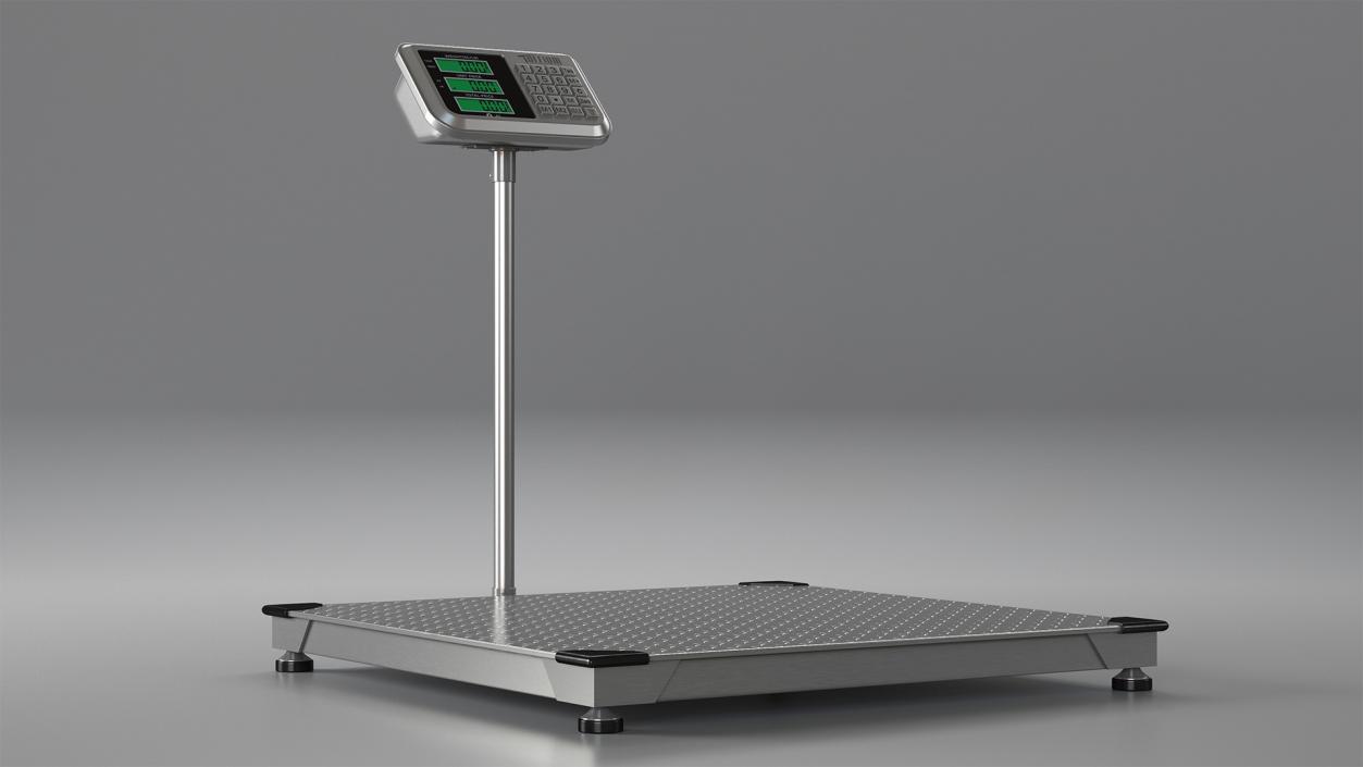 3D model Warehouse Scale with Digital Weight Indicator