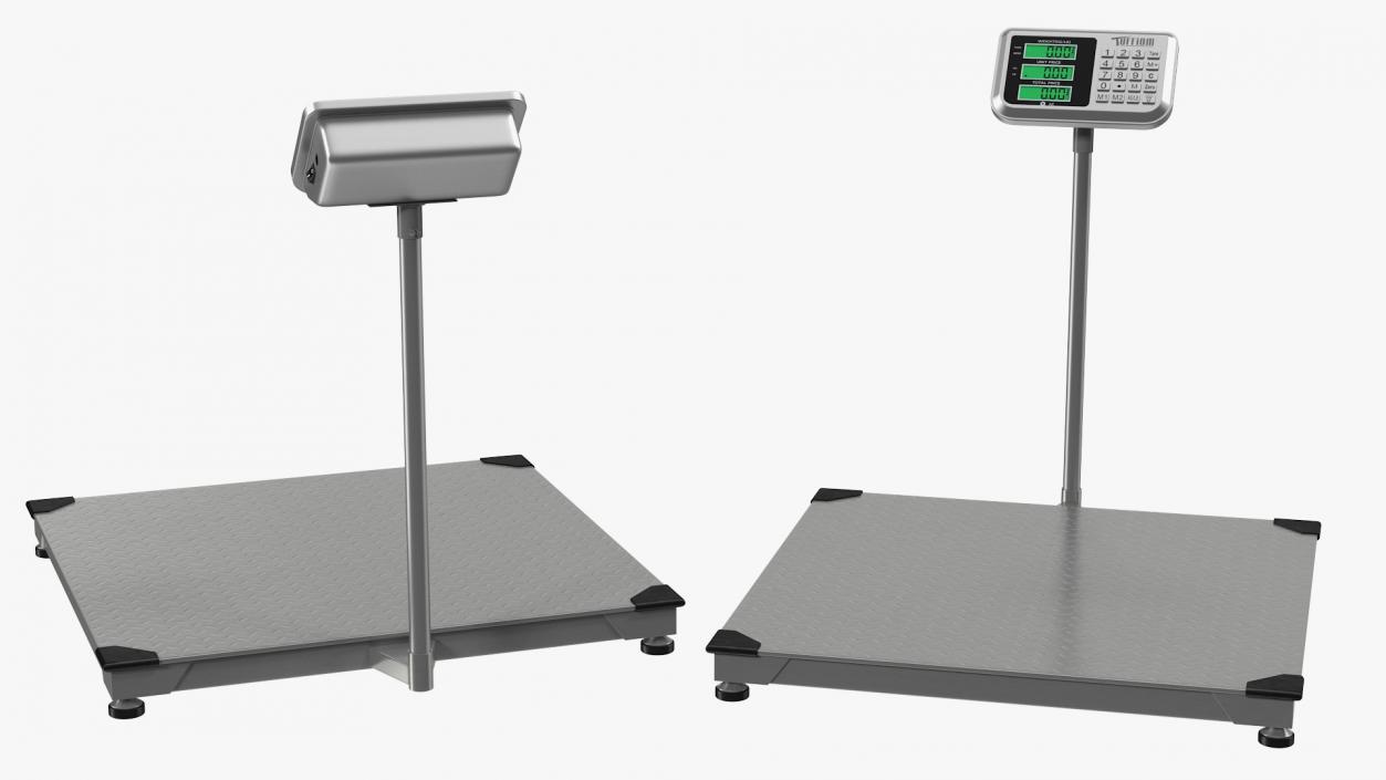 3D model Warehouse Scale with Digital Weight Indicator