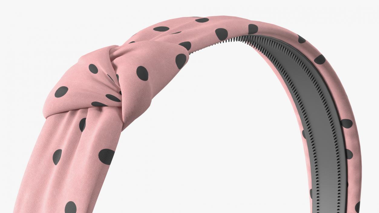 3D Knotted Headband Pink