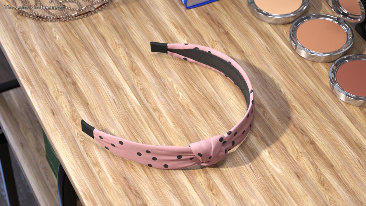 3D Knotted Headband Pink