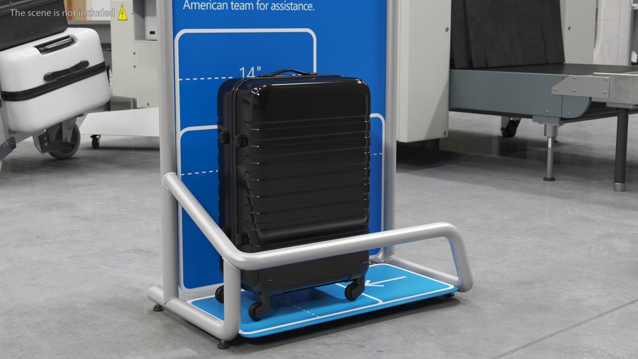 3D model Airport Luggage Check Unit New