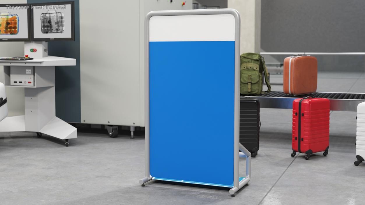 3D model Airport Luggage Check Unit New