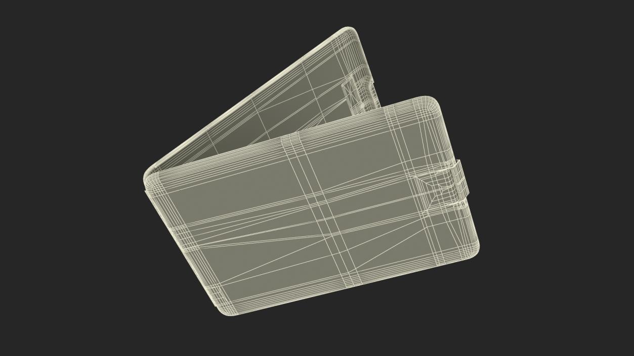 Storage Clipboard Orange Open 3D model