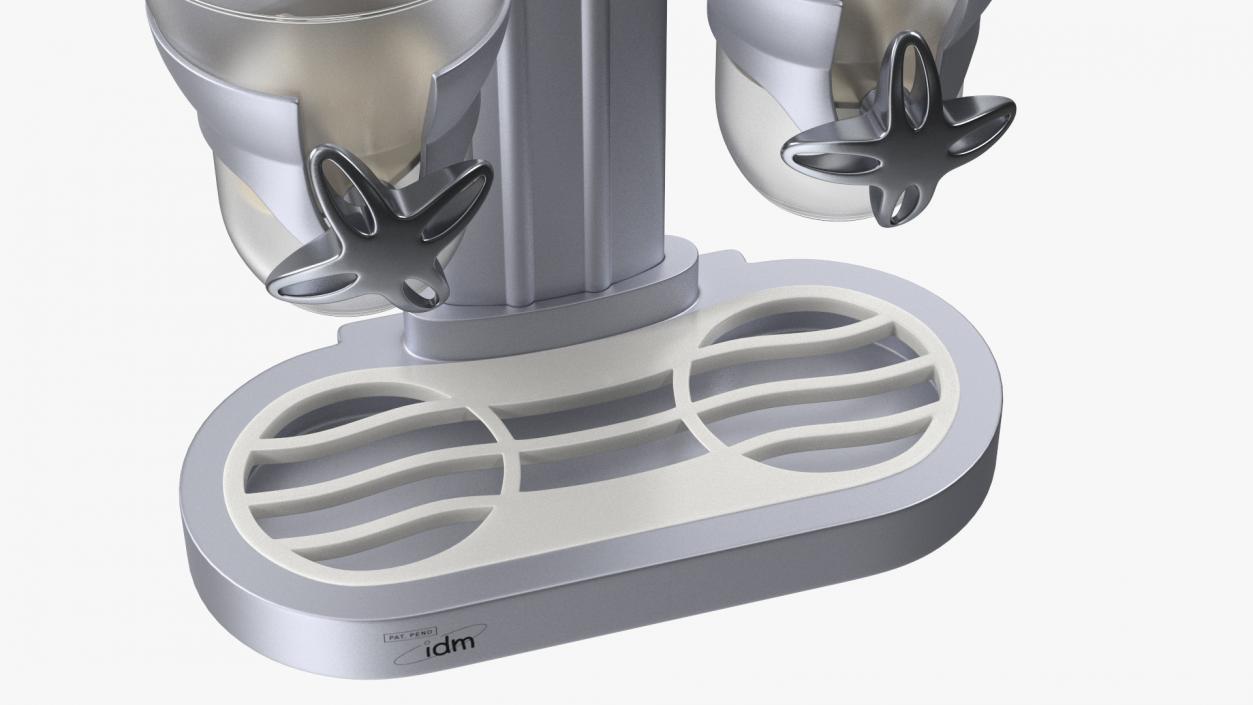 Dual IDM Dry Food Dispensers Empty 3D model