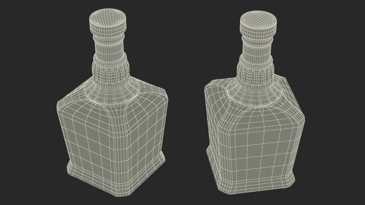 3D model Empty Whiskey Bottle