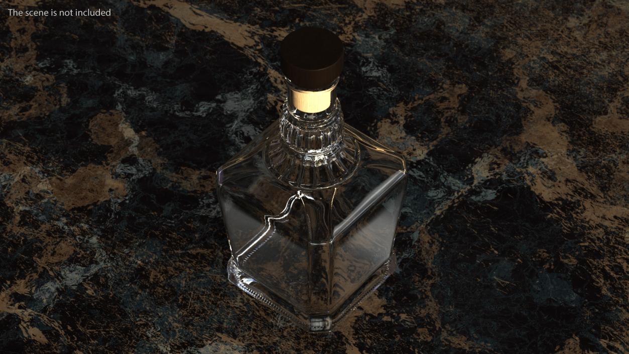 3D model Empty Whiskey Bottle