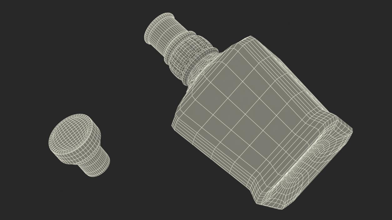 3D model Empty Whiskey Bottle