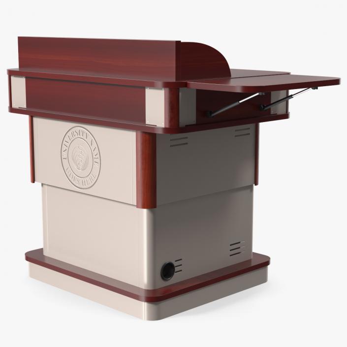 3D University Lectern model