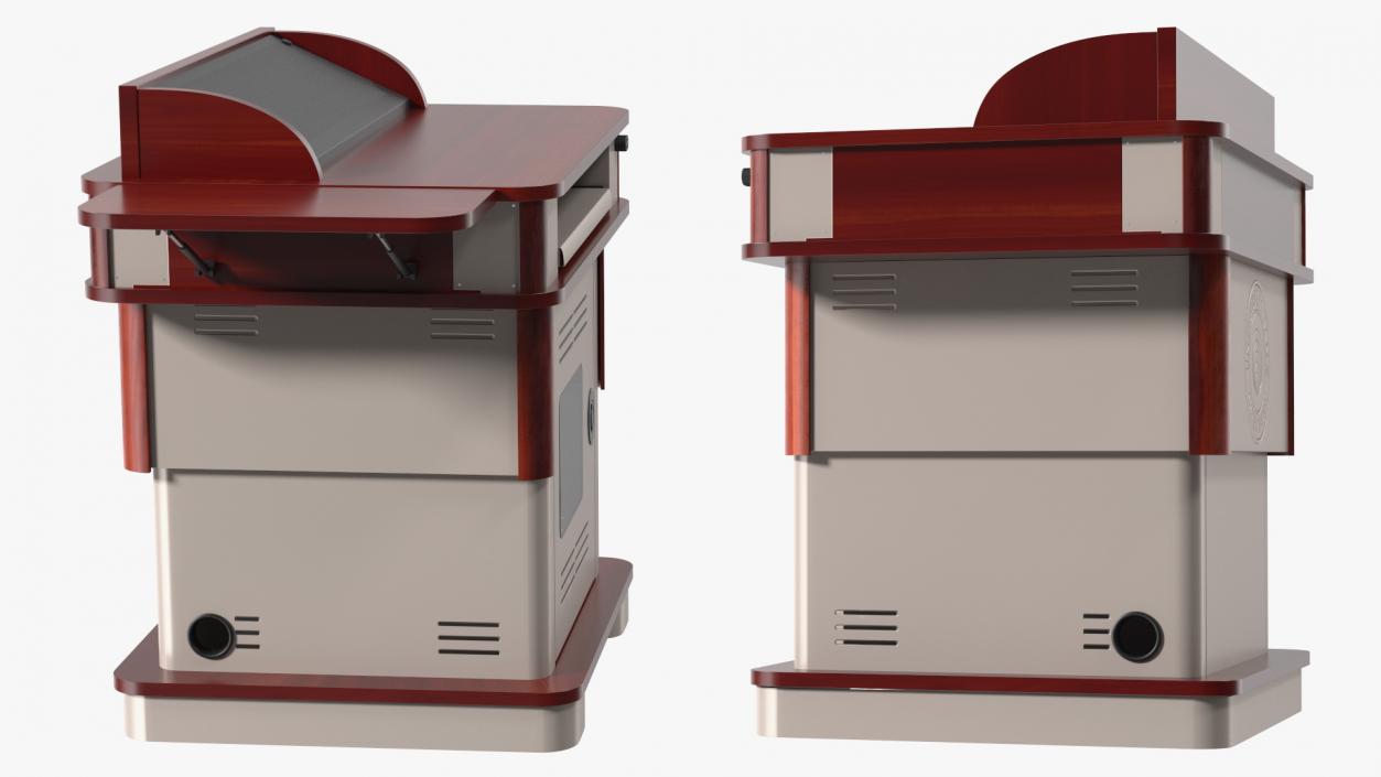 3D University Lectern model