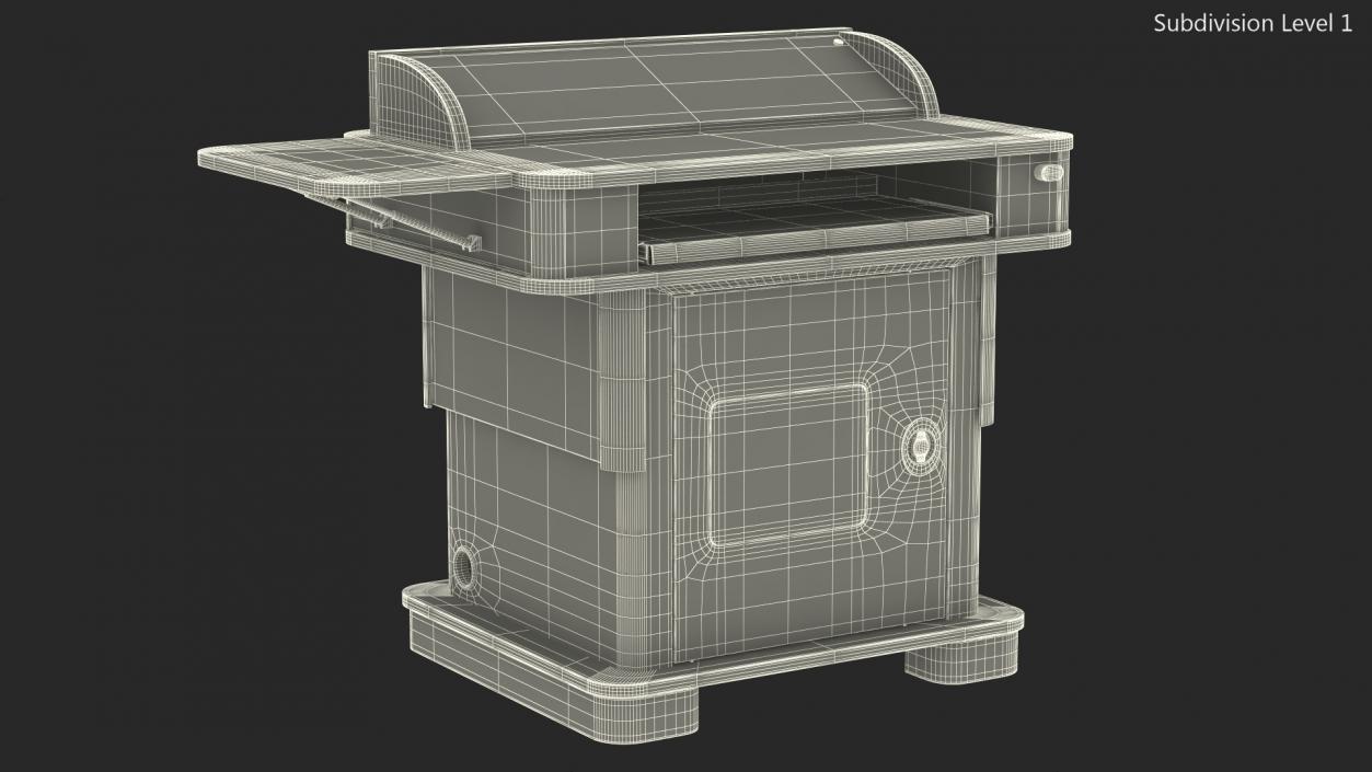 3D University Lectern model