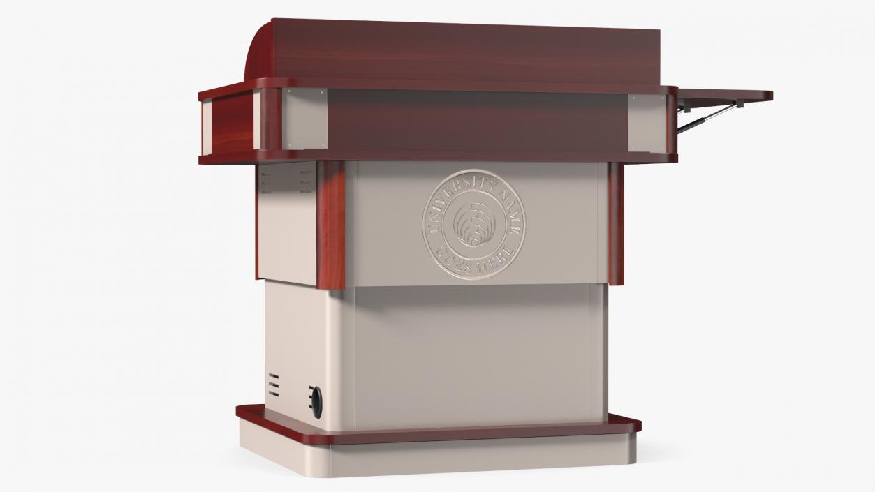 3D University Lectern model