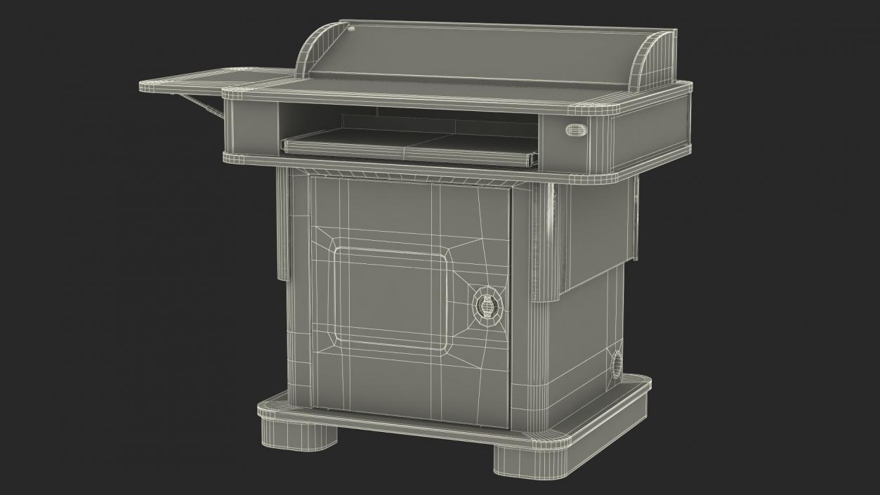 3D University Lectern model