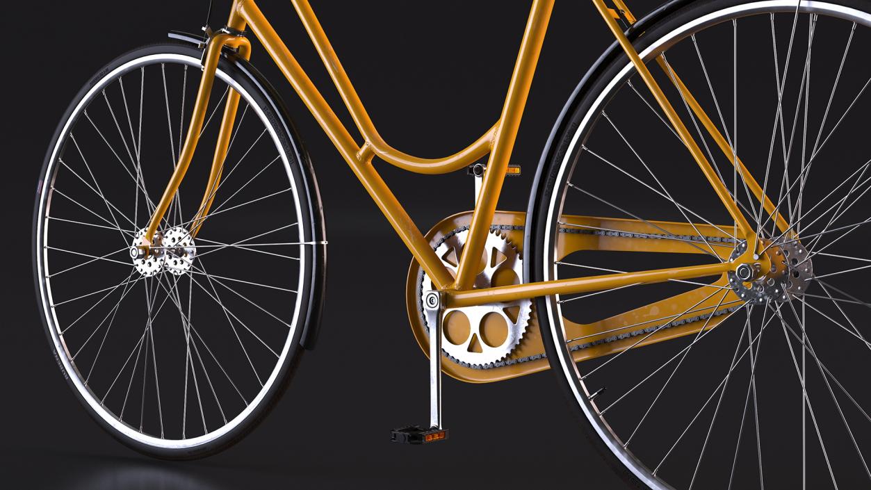 3D model Classic City Bicycle