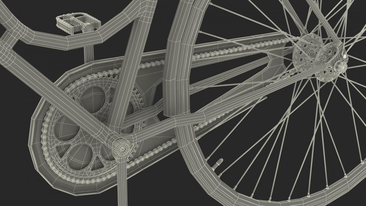 3D model Classic City Bicycle