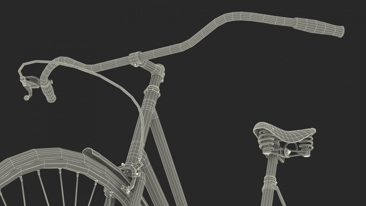 3D model Classic City Bicycle