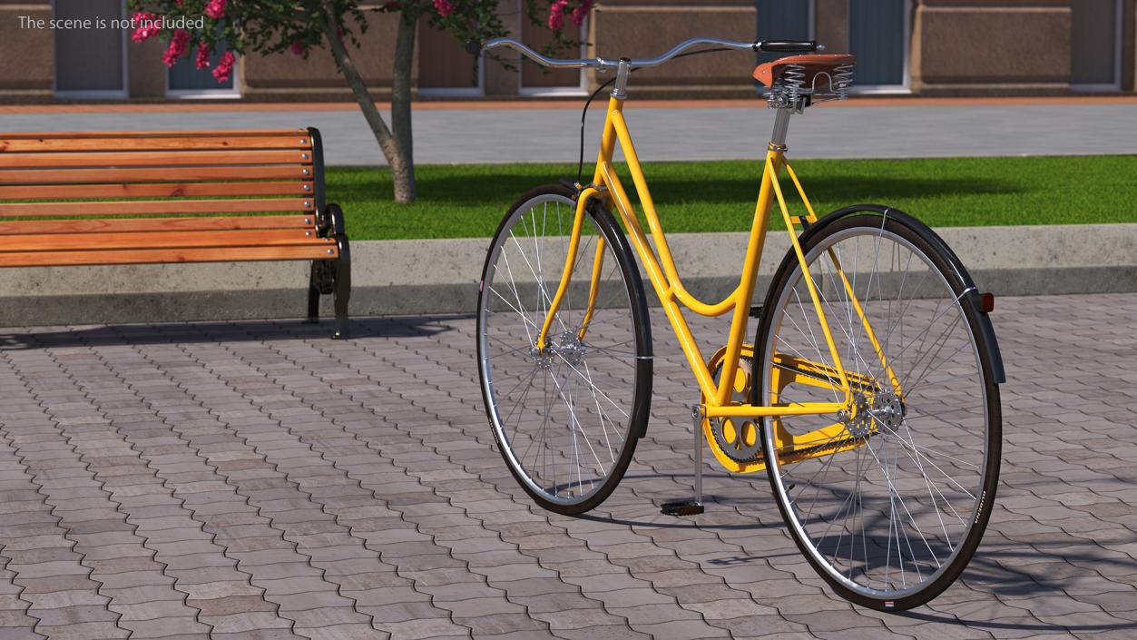 3D model Classic City Bicycle